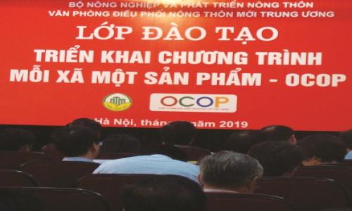 LỚP ĐÀO TẠO TRIỂN KHAI CHƯƠNG TRÌNH MỖI XÃ MỘT SẢN PHẨM (OCOP) NĂM 2019